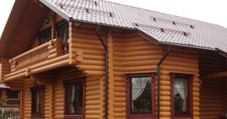 Строительство дома из оцилиндрованного бревна в Люберцах - от 133809 рублей